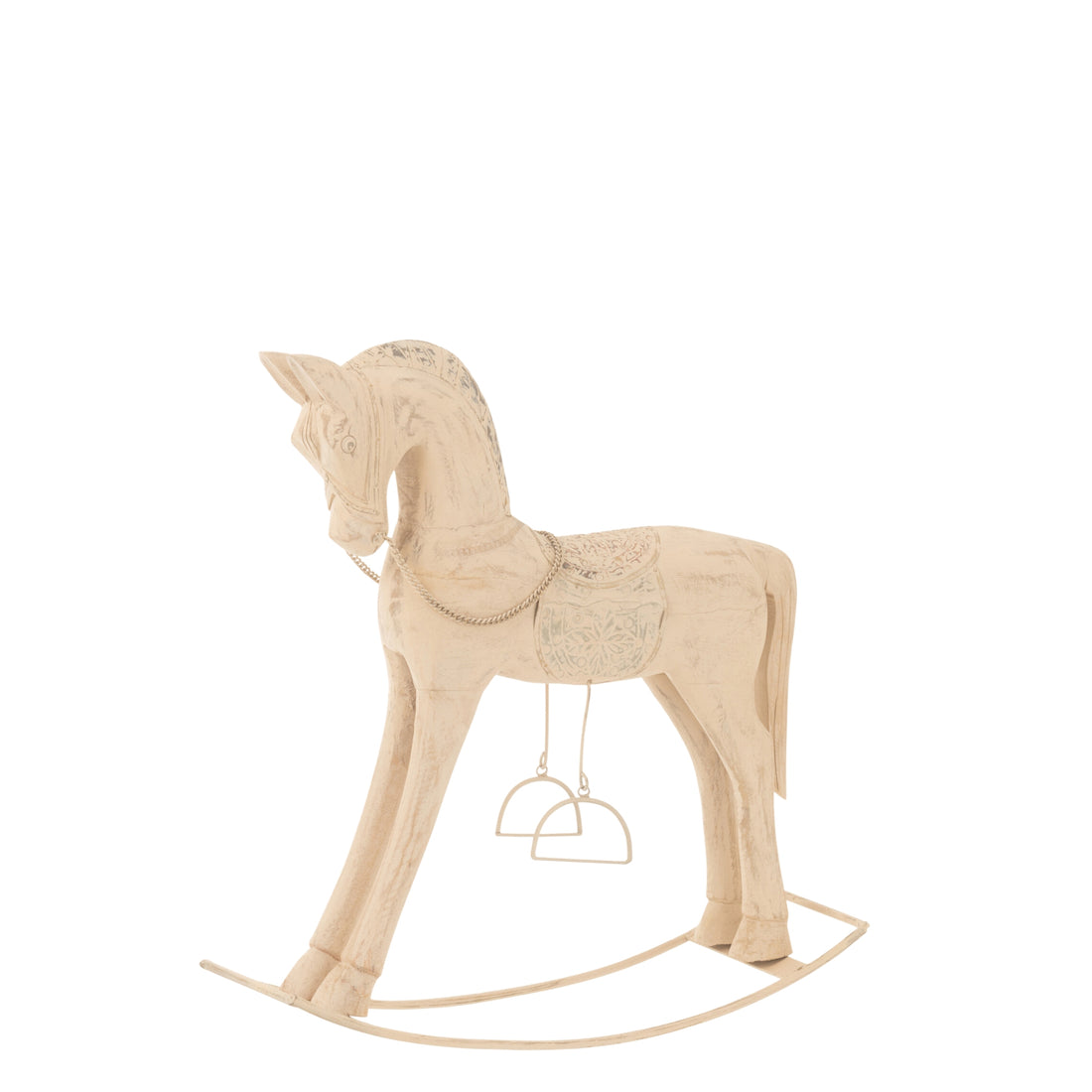Rocking Horse Topo Mango Wood Natural Small J-Line