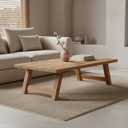 Farmwood Rectangular Coffee Table Raw Materials