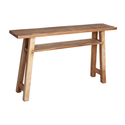 Farmwood wall table/sidetable large - FSC-recycled wood