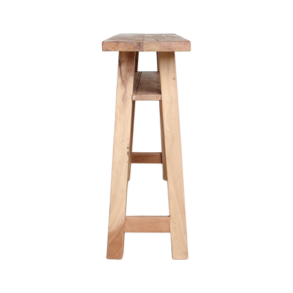 Farmwood wall table/sidetable large - FSC-recycled wood