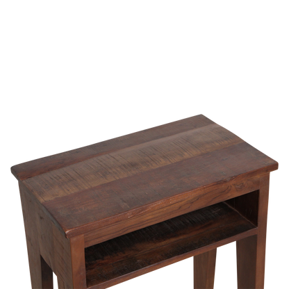 Nightstand Factory Recycled Wood Raw Materials