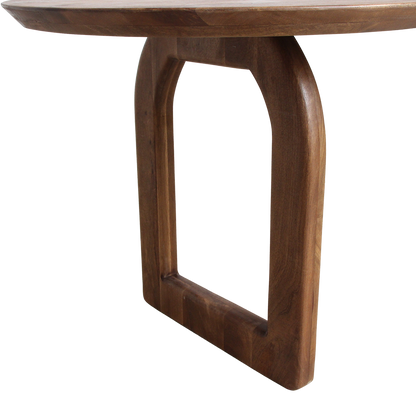 Bullnose Dining Table Mix Brown 180cm Raw Materials