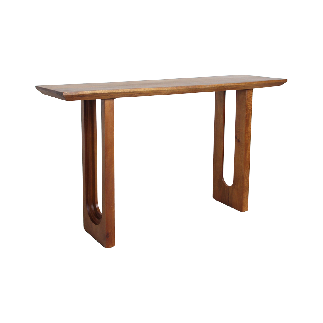 Side Table Bullnose Chamfered Mango Wood Raw Materials
