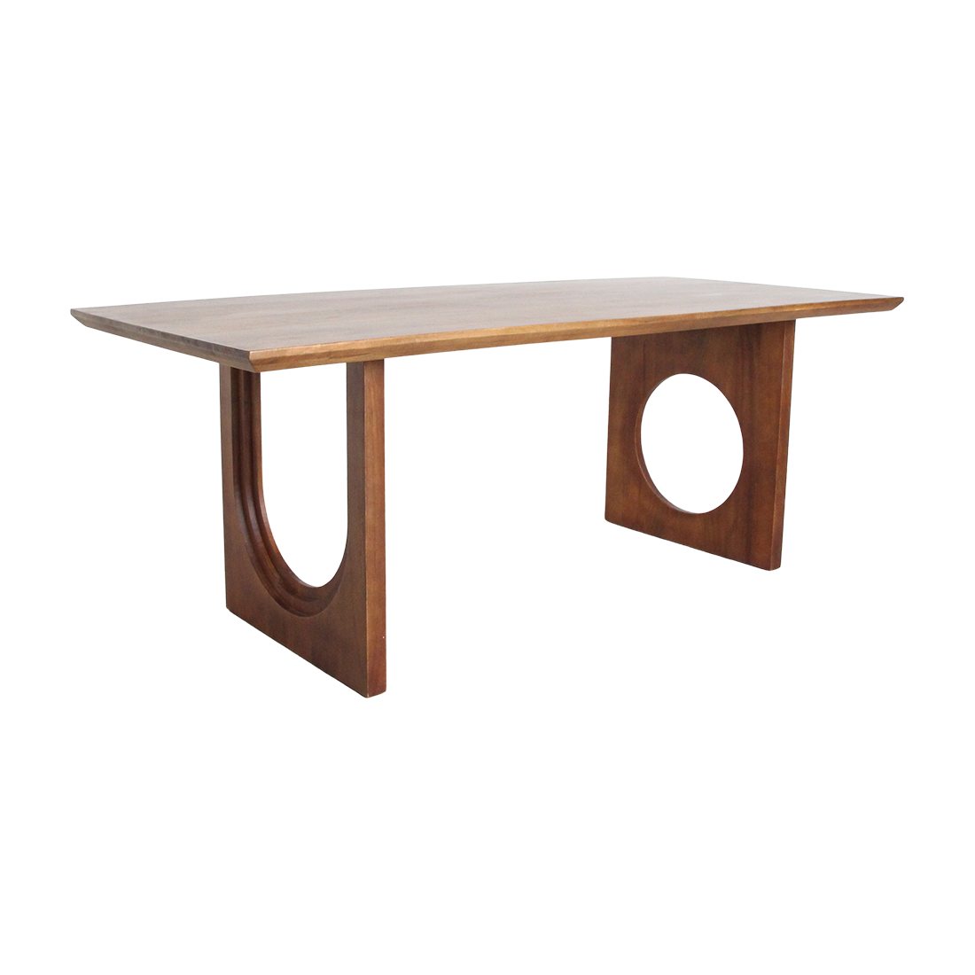Dining Table Bullnose Chamfered Mix Mango Wood 180cm Raw Materials