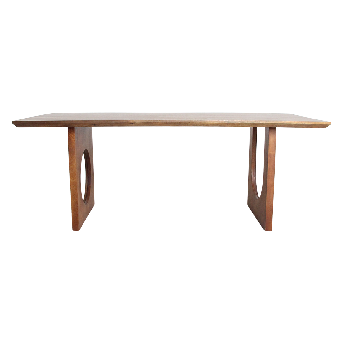 Dining Table Bullnose Chamfered Mix Mango Wood 180cm Raw Materials