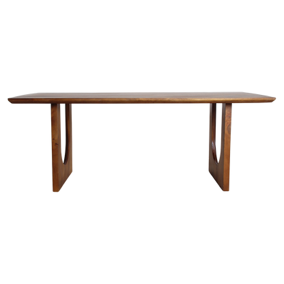 Dining Table Bullnose Chamfered Arch Mango Wood 200cm Raw Materials