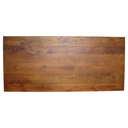Dining Table Bullnose Chamfered Loop Mango Wood 240cm Raw Materials