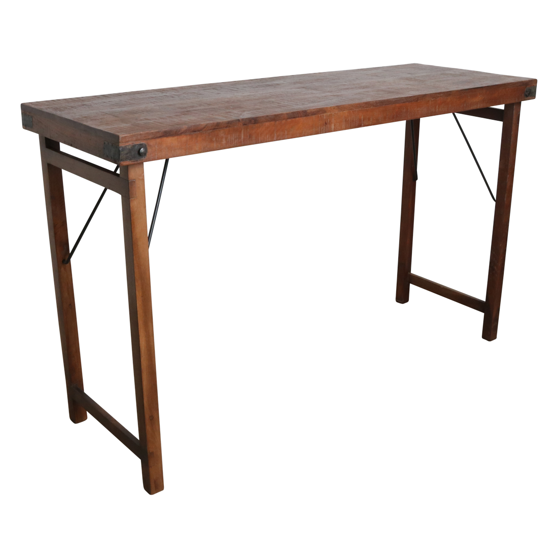 Market Folding Bar Table Brown Raw Materials