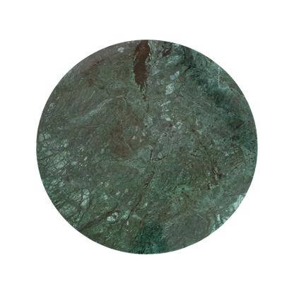 Side Table Green Round Marble Raw Materials