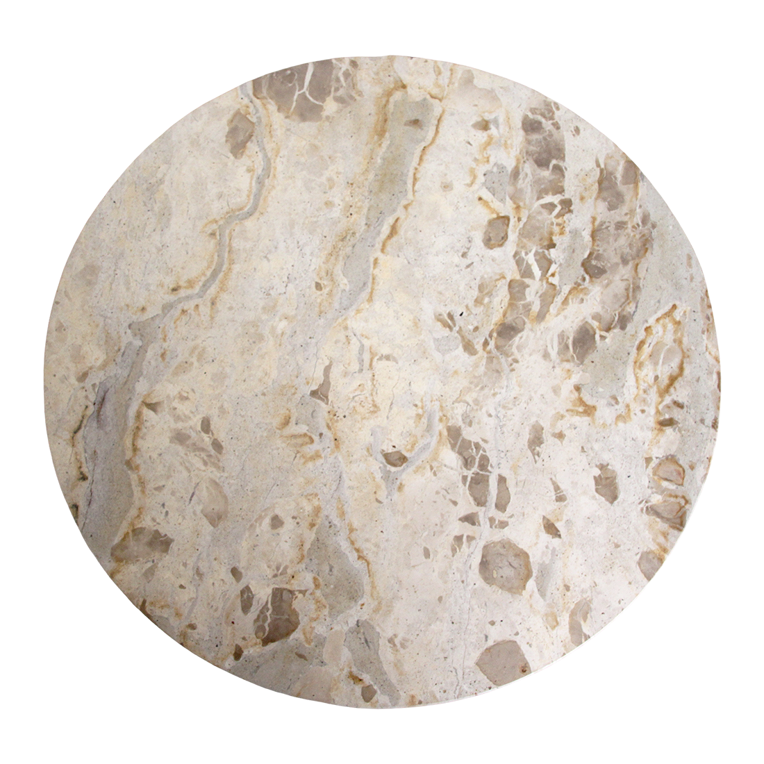 Marble side table Cream - 50x50x50 cm Raw Materials