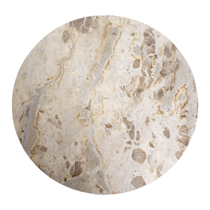 Marble side table Cream - 50x50x50 cm Raw Materials