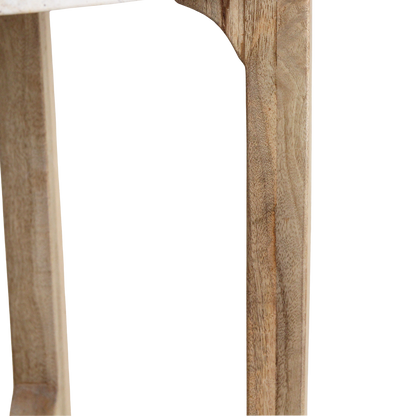 Marble side table Cream - 50x50x50 cm Raw Materials