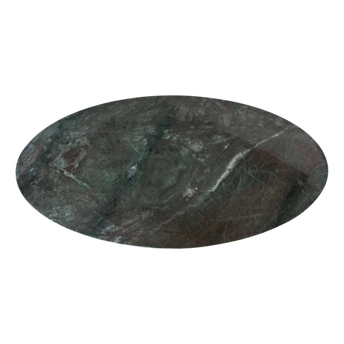 Coffee Table Marble Oval Green Raw Materials