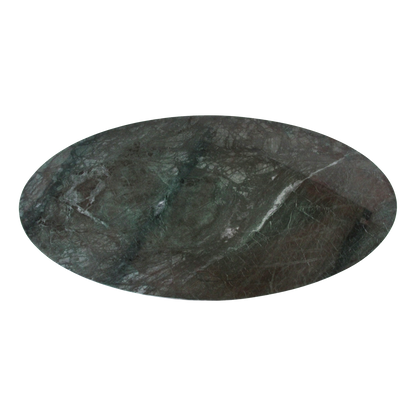 Coffee Table Marble Oval Green Raw Materials