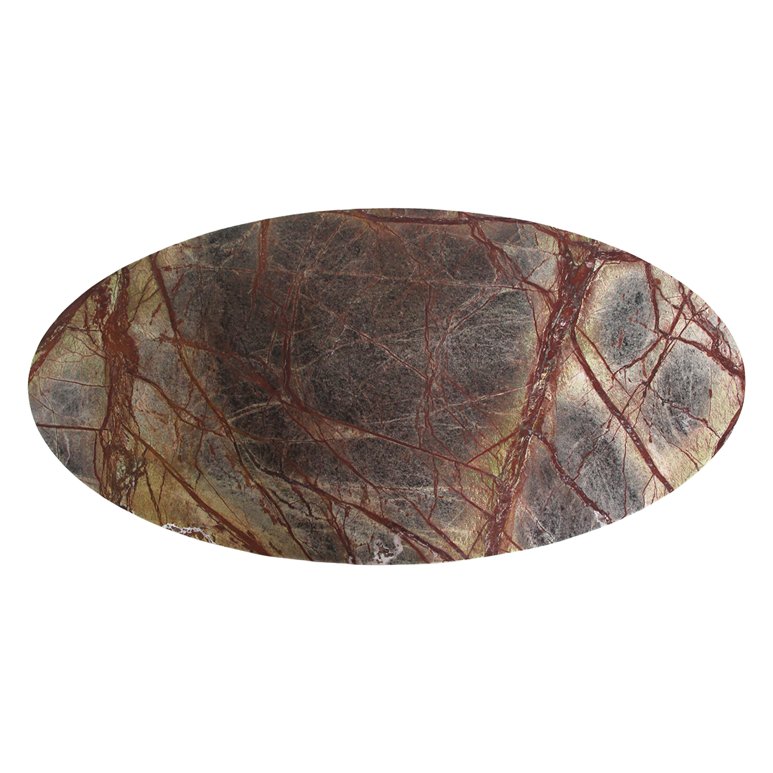 Oval Marble Coffee Table Bizar Raw Materials