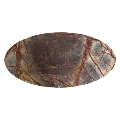 Oval Marble Coffee Table Bizar Raw Materials