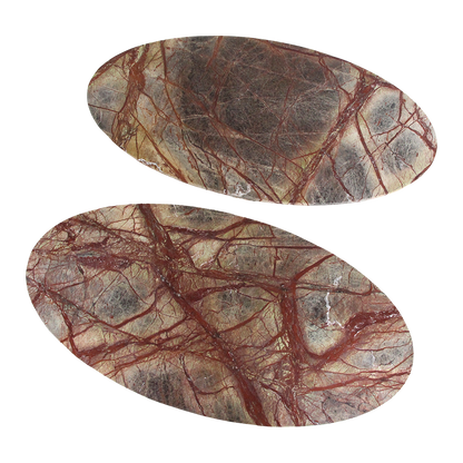 Oval Marble Coffee Table Bizar Raw Materials