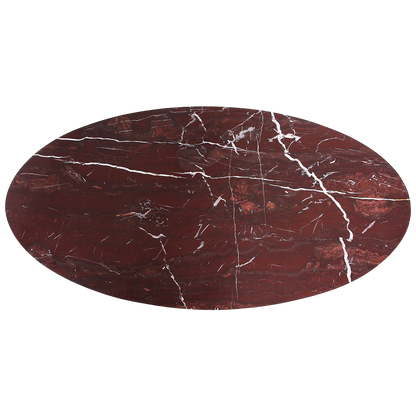 Oval Marble Coffee Table ‘Cherry’ Raw Materials