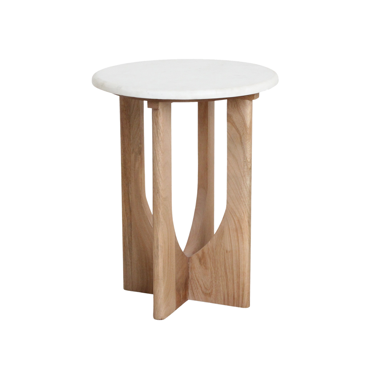 Side table Kuching White Marble Raw Materials