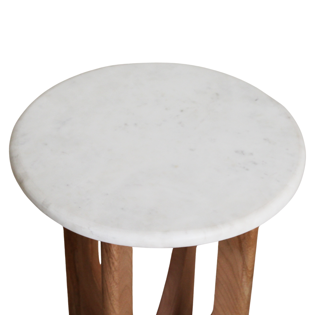 Side table Kuching White Marble Raw Materials