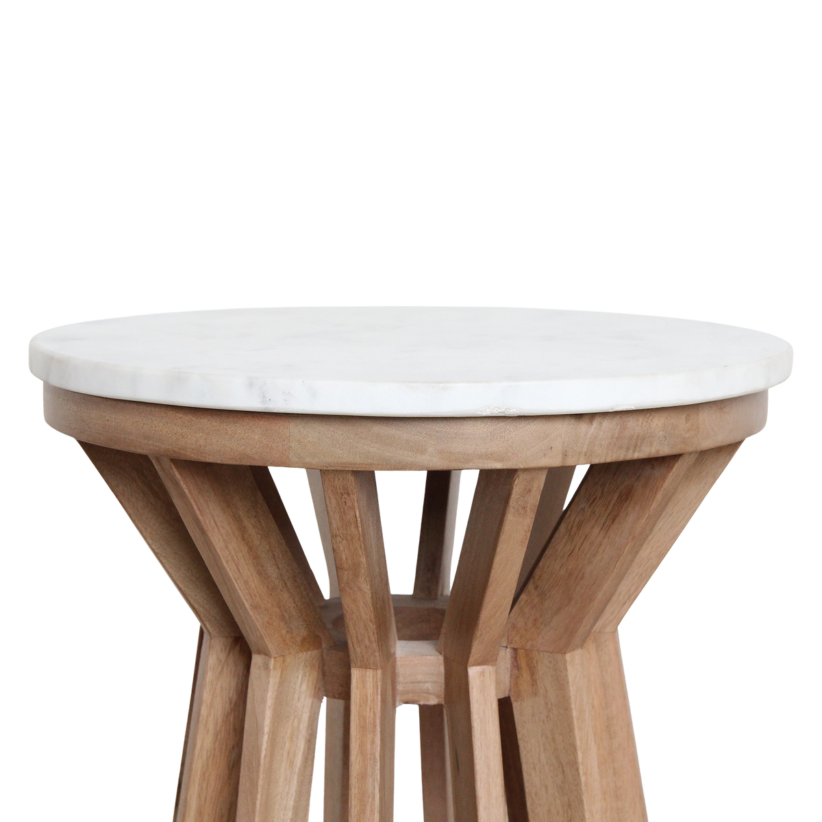 Side table Sarawak Marble White Raw Materials