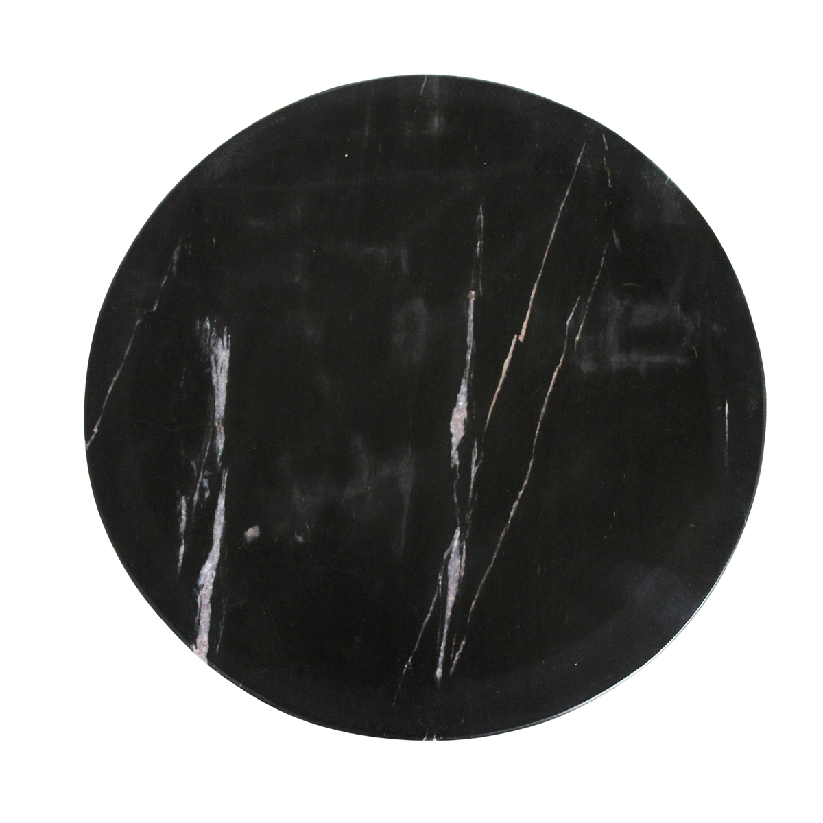 Side table Sabah Black Marble Ø40x50cm Raw Materials