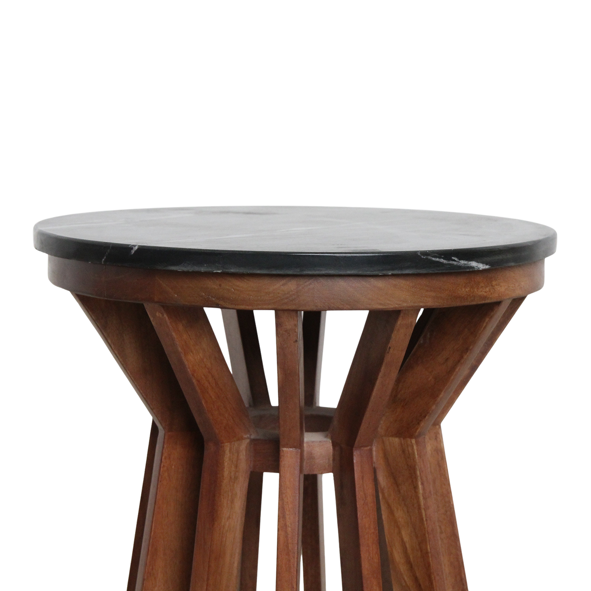 Side table Sabah Black Marble Ø40x50cm Raw Materials