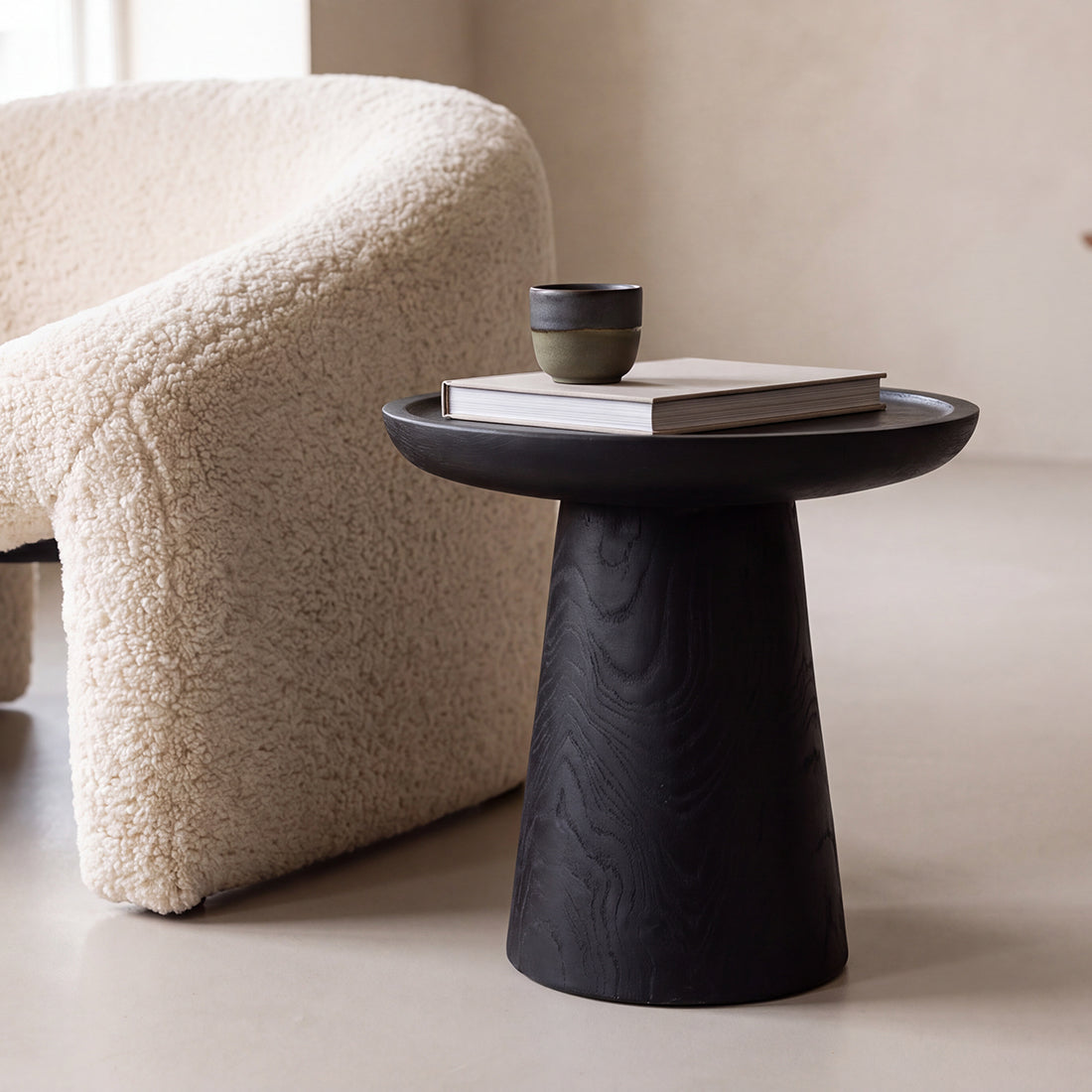 Side table Nero Dusk Raw Materials