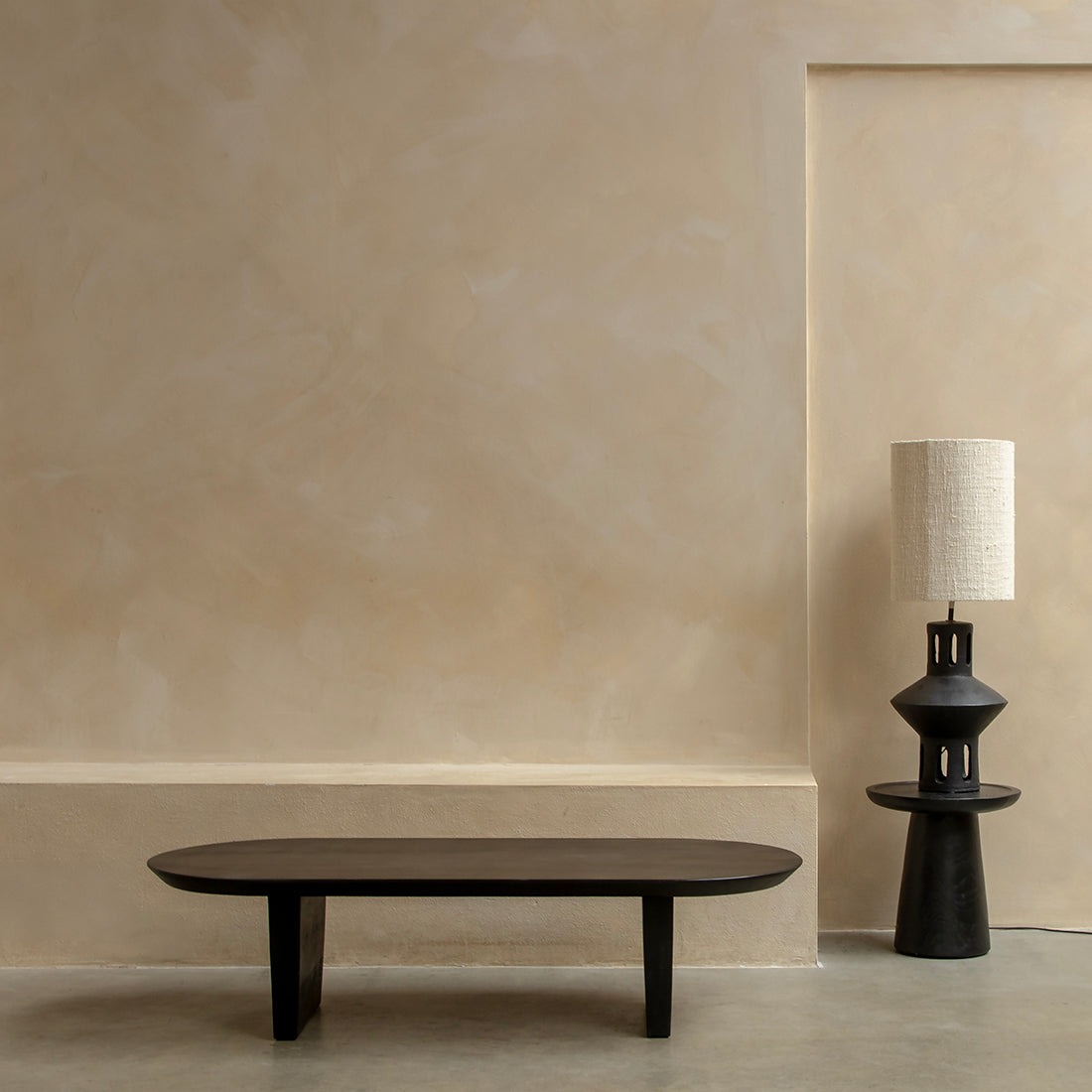 Side table Nero Dusk Raw Materials