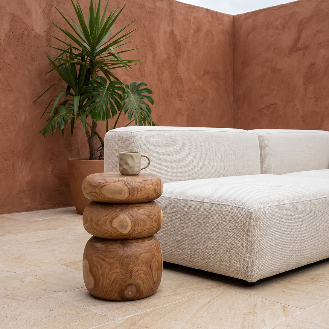 Stool Side Table Tao Raw Materials