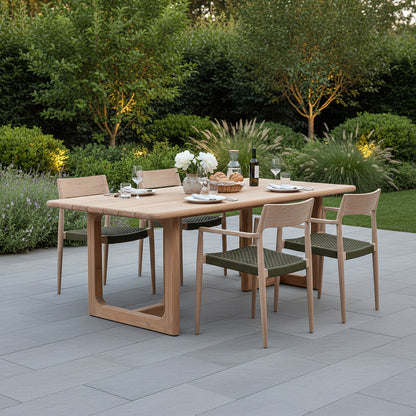 Primavera Teak Garden Table 200 cm Raw Materials