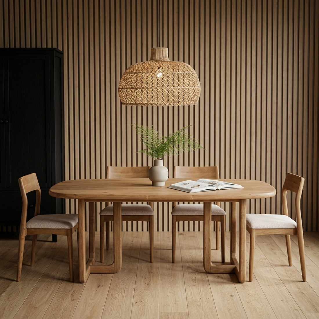 Dining Table Invierno Teak Wood 200cm Raw Materials