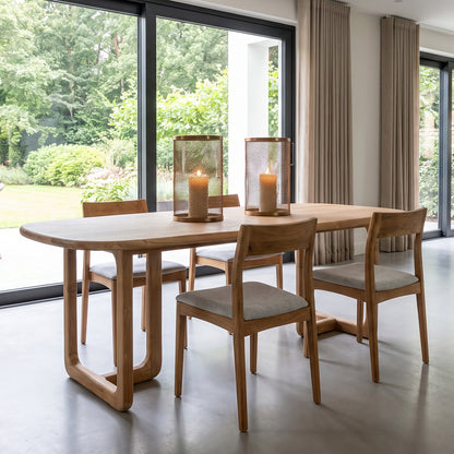 Dining Table Invierno Teak Wood 200cm Raw Materials