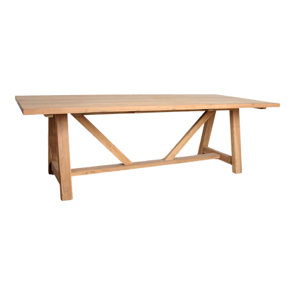 Garden Table Soleado 200cm FSC Recycled Teak Wood Raw Materials