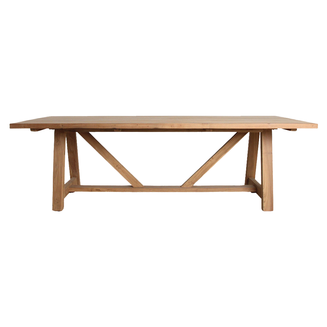 Garden Table Soleado 200cm FSC Recycled Teak Wood Raw Materials