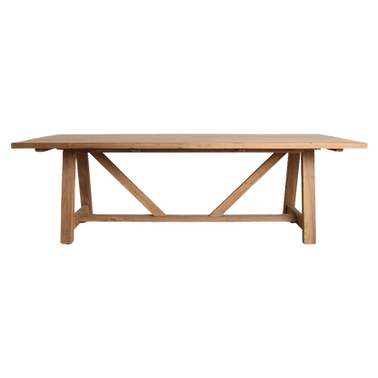 Garden Table Soleado 200cm FSC Recycled Teak Wood Raw Materials