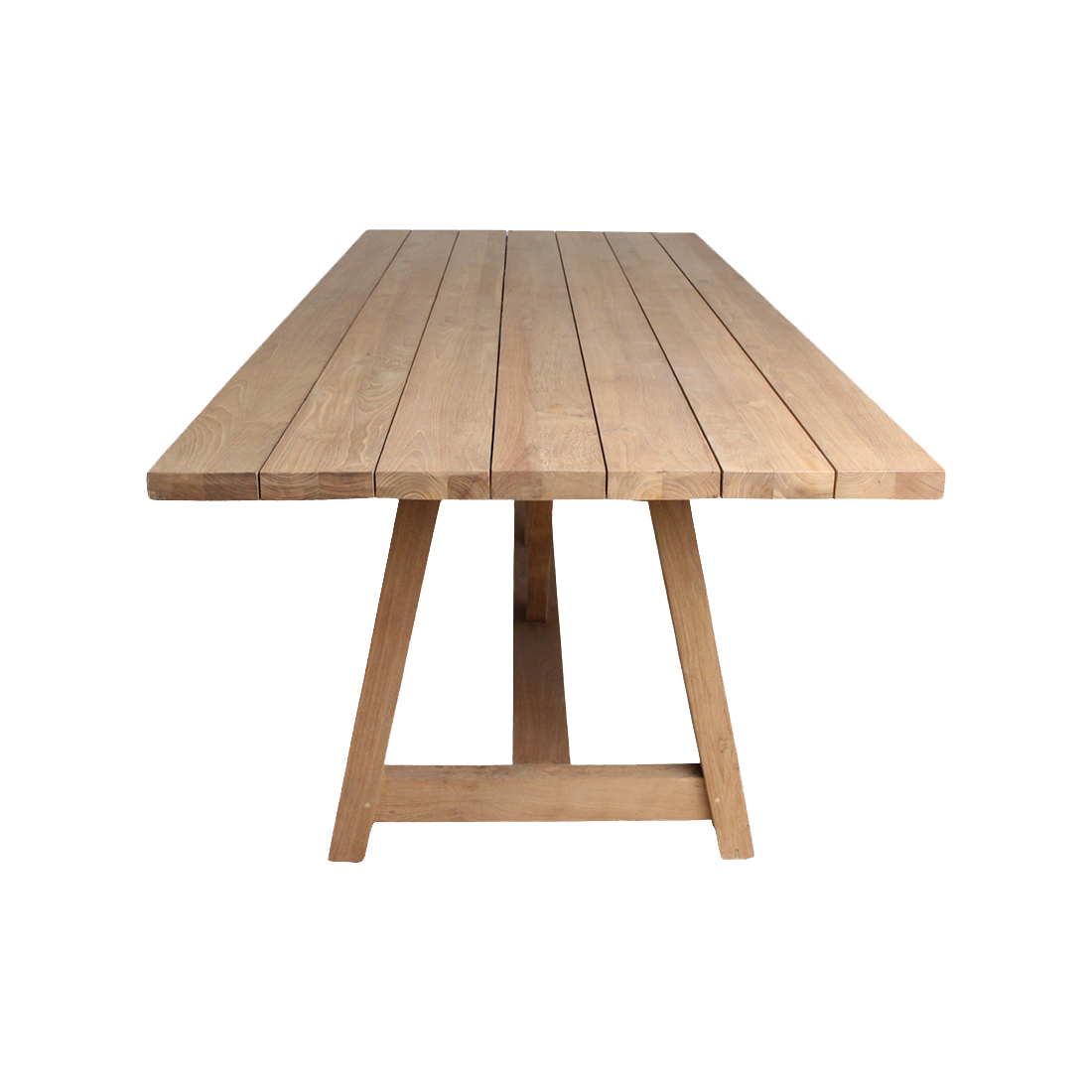 Garden Table Soleado 200cm FSC Recycled Teak Wood Raw Materials