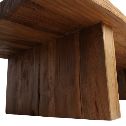 Teak Wood Coffee Table Rectangular FSC-recycled Raw Materials