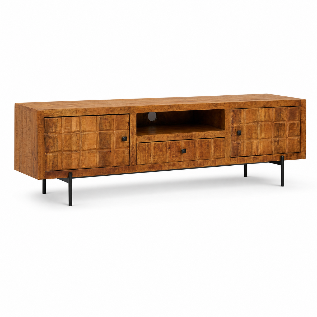 TV Stand Brandy Mango Wood 180cm Starfurn
