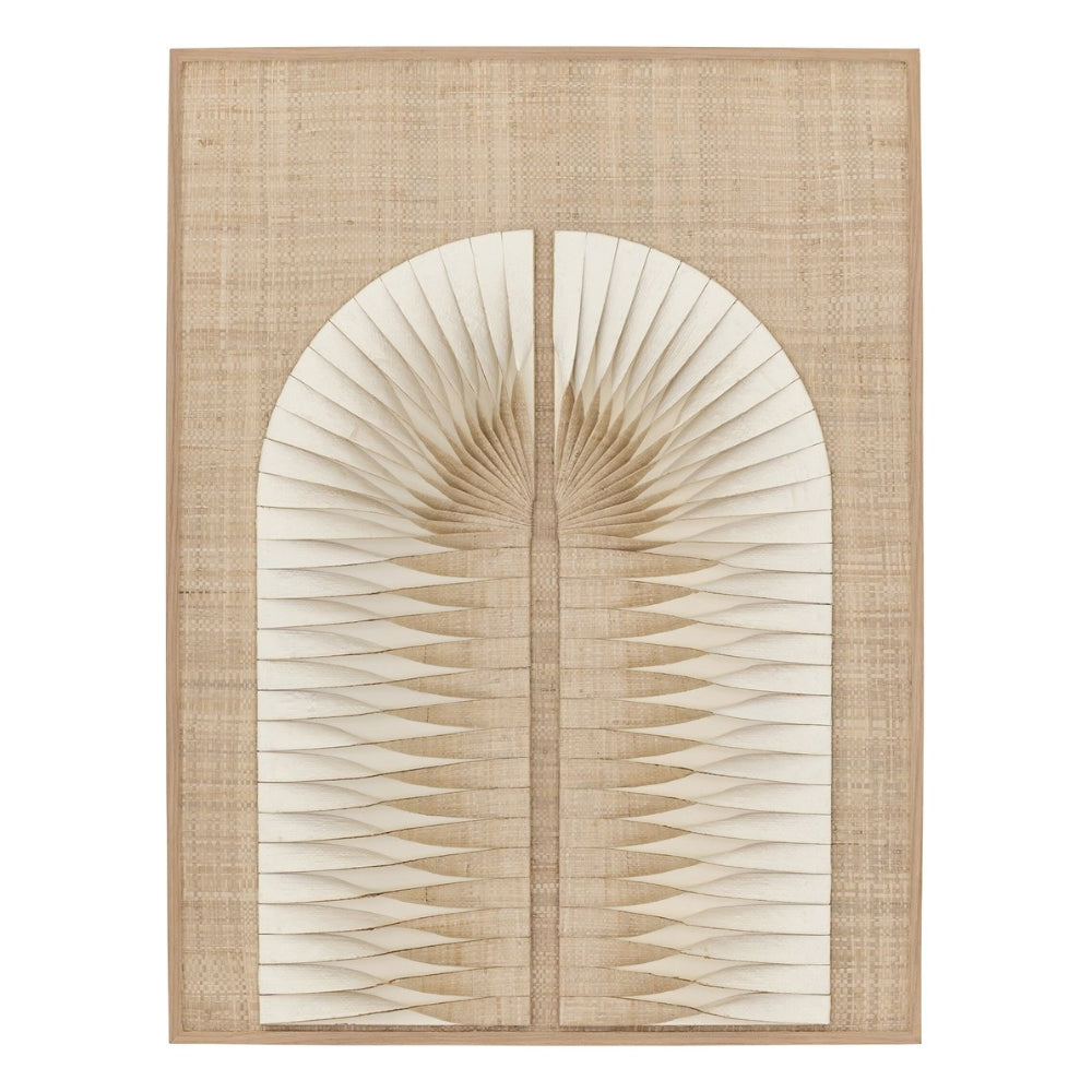 MUST Living Wall Panel Bow Eco Art Woven Palm