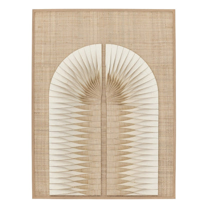 MUST Living Wall Panel Bow Eco Art Woven Palm