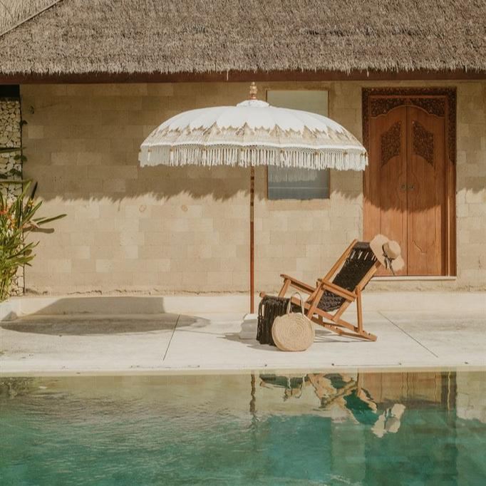 Bali Parasol - Half Goud Créme - 280cm - Parasol - Todo Bien - livinglovely.nl