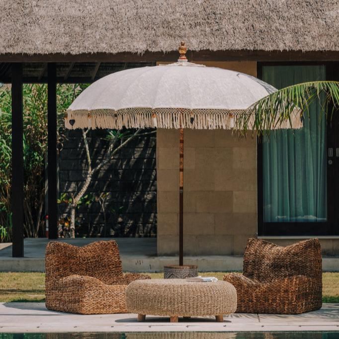 Bali Parasol - Linnen - 250cm - Parasol - Todo Bien - livinglovely.nl