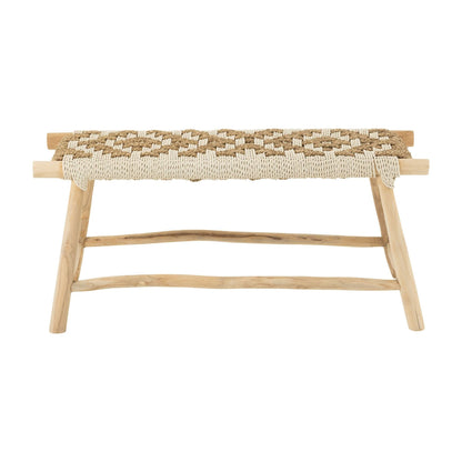 Waverly Sofa Teak/Natural Seagrass/White J-Line