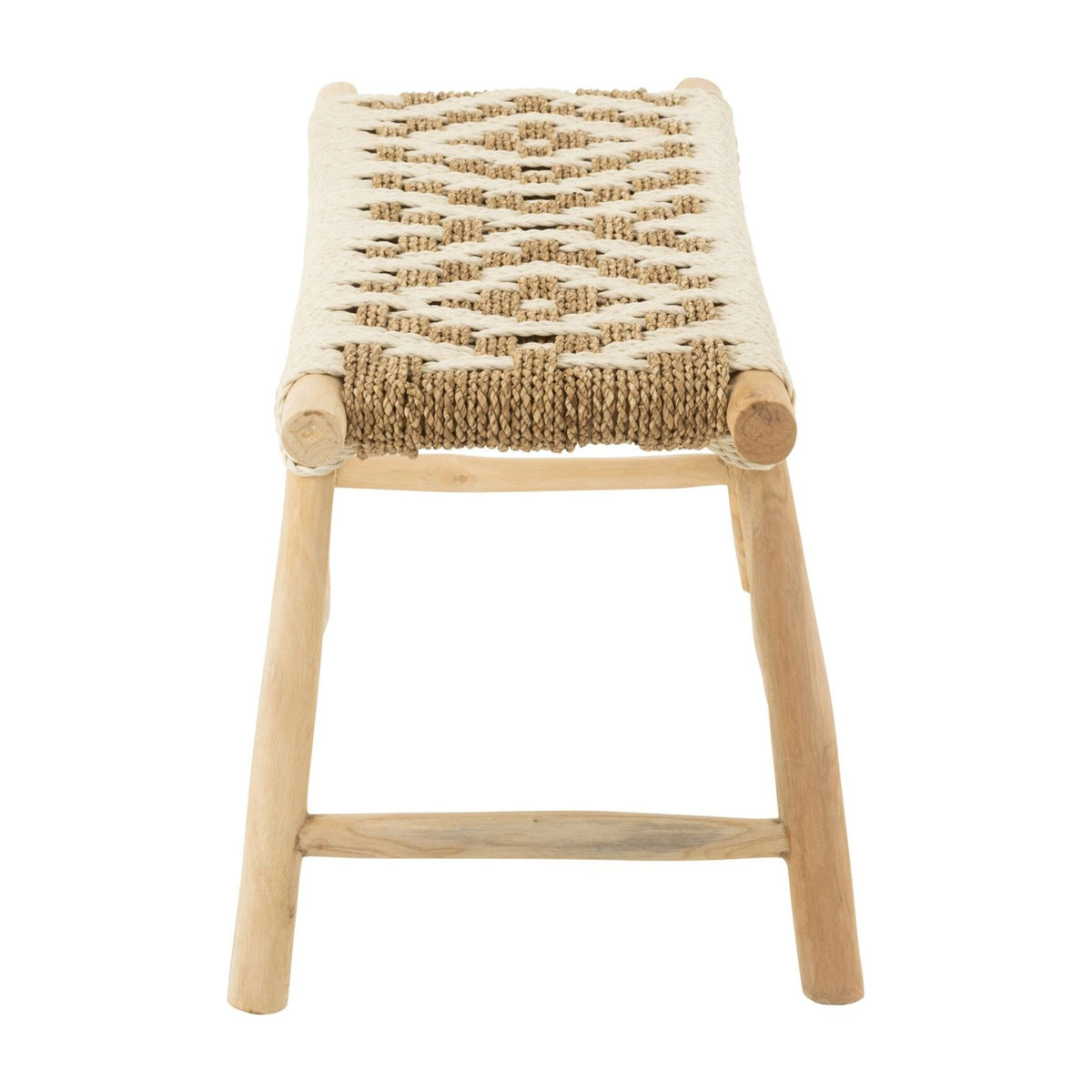 Waverly Sofa Teak/Natural Seagrass/White J-Line