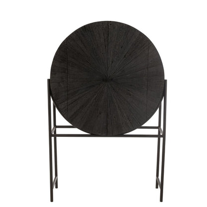 Shanil Cabinet Recycled Wood Black J-Line