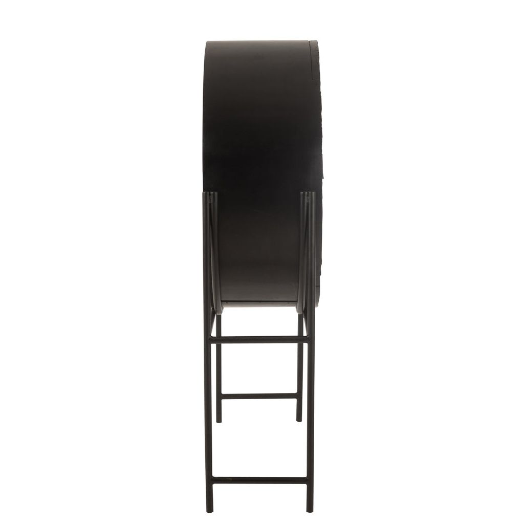 Shanil Cabinet Recycled Wood Black J-Line
