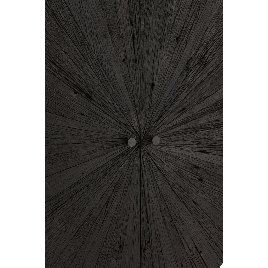 Shanil Cabinet Recycled Wood Black J-Line