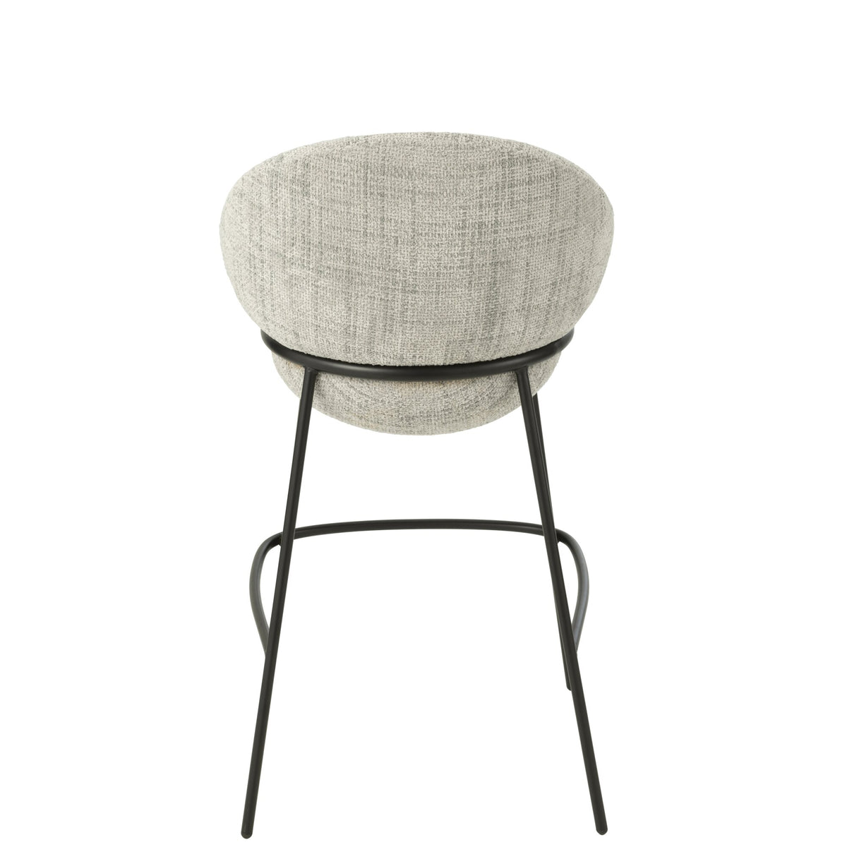 Bar Stool Iron Grey/Black - J-Line