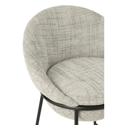 Bar Stool Iron Grey/Black - J-Line